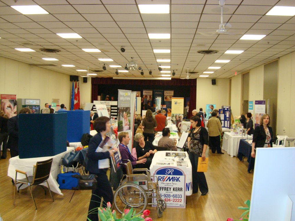Exhibitors at Seniors Information and Active Living Fair