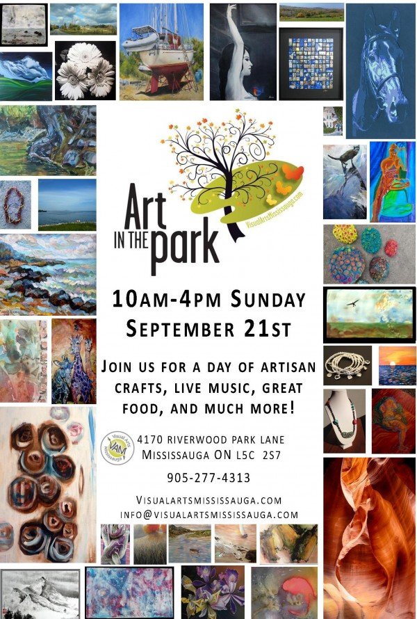 Art in the Park Poster image from https://www.visualartsmississauga.com/