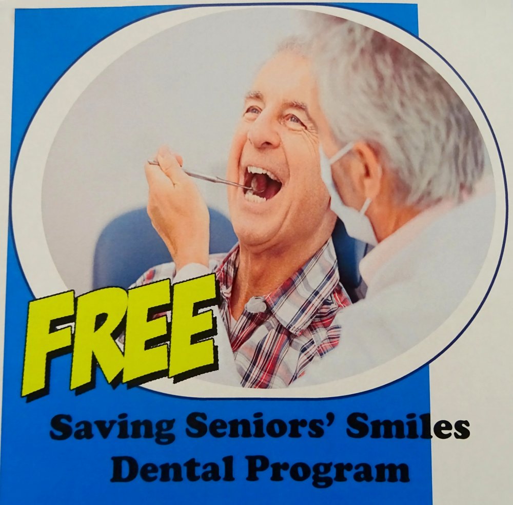 Saving Seniors' Smiles Dental Program image from Square One Older Adult Centre Bulletin Board 25Aug2016