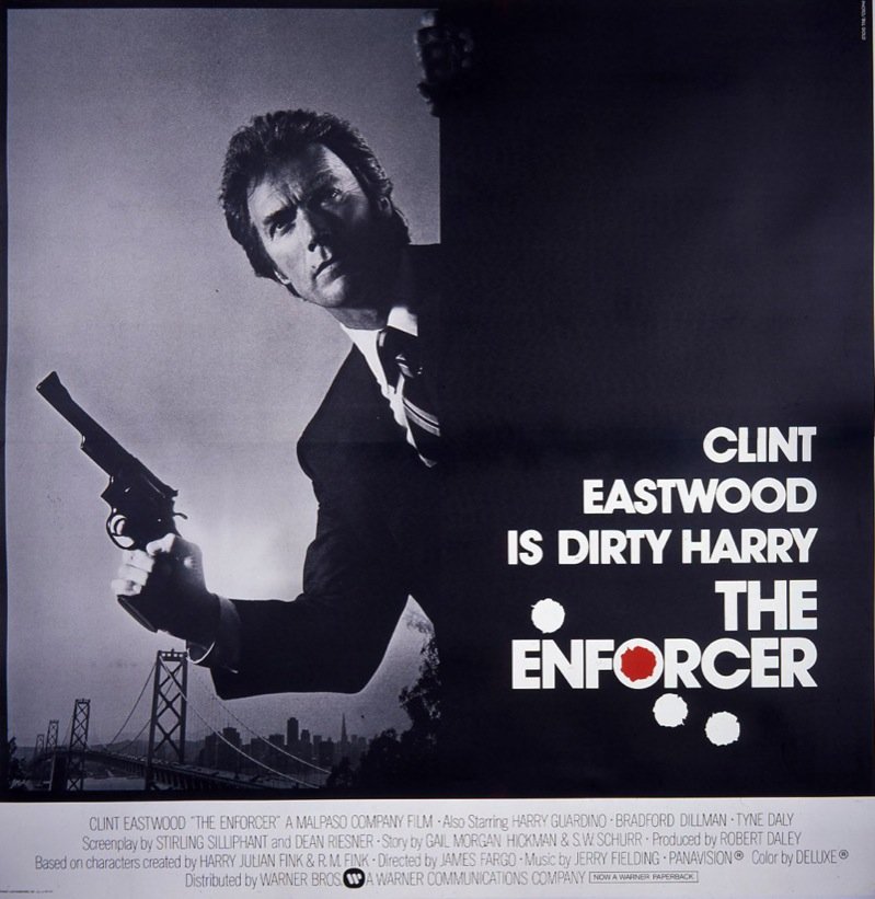 Clint Eastwood is Dirty Harry The Enforcer Google image from http://www.eyetheticker.com/.a/6a00e5502775dc883401630236a927970d-800wi