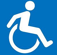 Physical impairment handicap logo Google image from http://www.westerngatesfaerierealms.com/HANDICAPPED.jpg