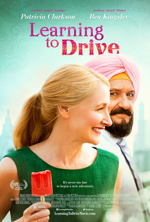 Learning to Drive (2014) Movie Poster Google image from http://www.impawards.com/2015/posters/learning_to_drive.jpg