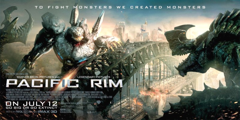 Pacific Rim Movie Poster Google image from http://wac.450f.edgecastcdn.net/80450F/screencrush.com/files/2013/04/pacific-rim-poster-jaeger-kaiju-banner.jpg