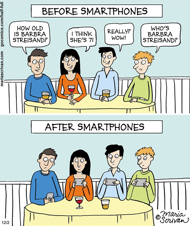 12 Before and After Smart Phone Era