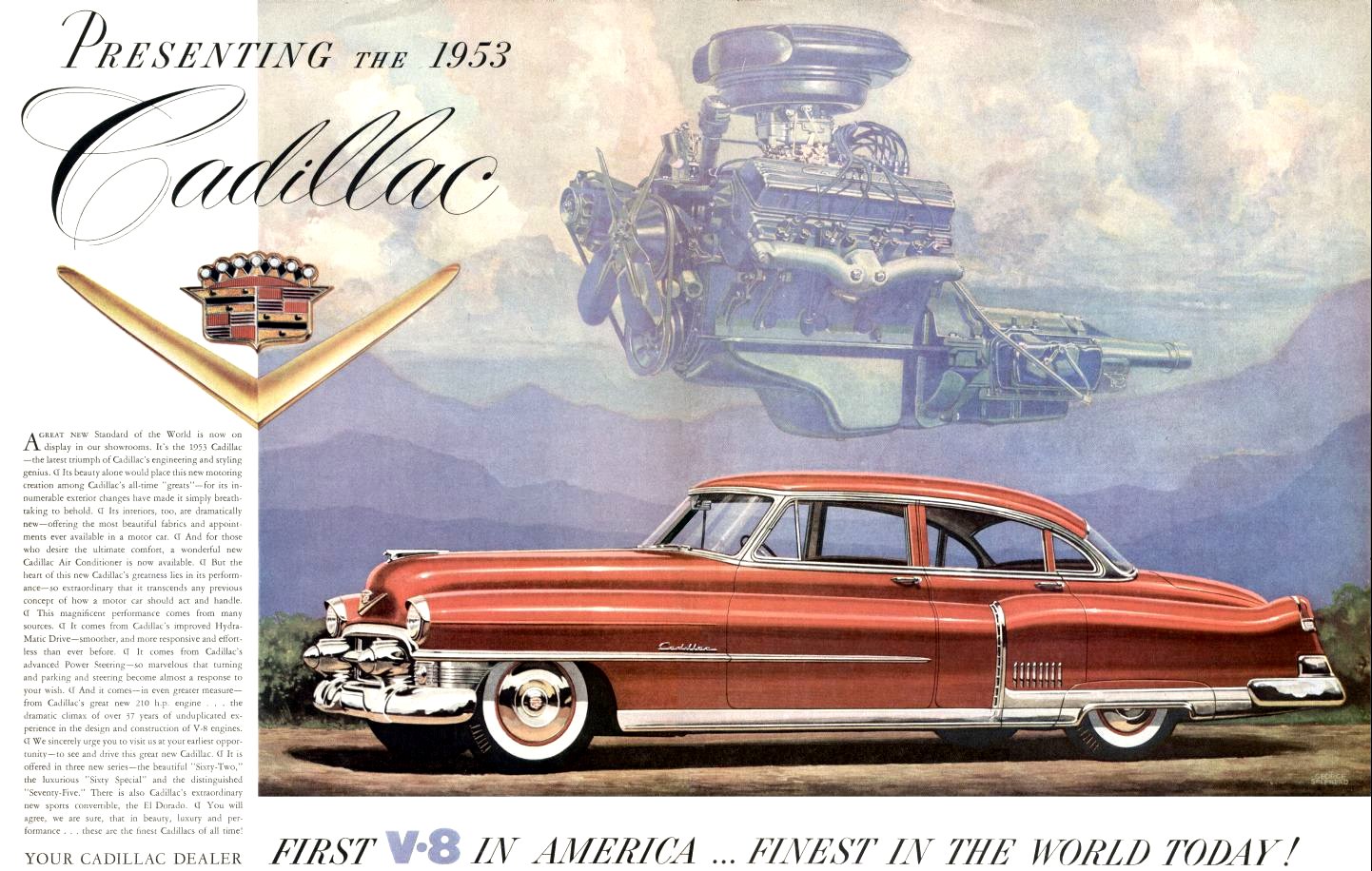 1953 Cadilla Ad Google image from 