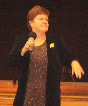 Sandra Cohen, singer, comedian 1 Dec. 2011
