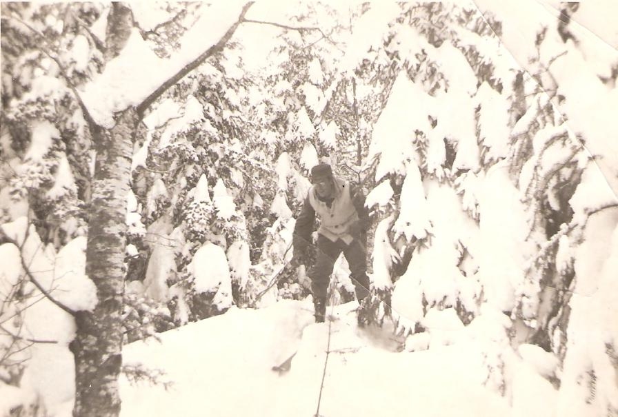 Carl Kaas in Snow