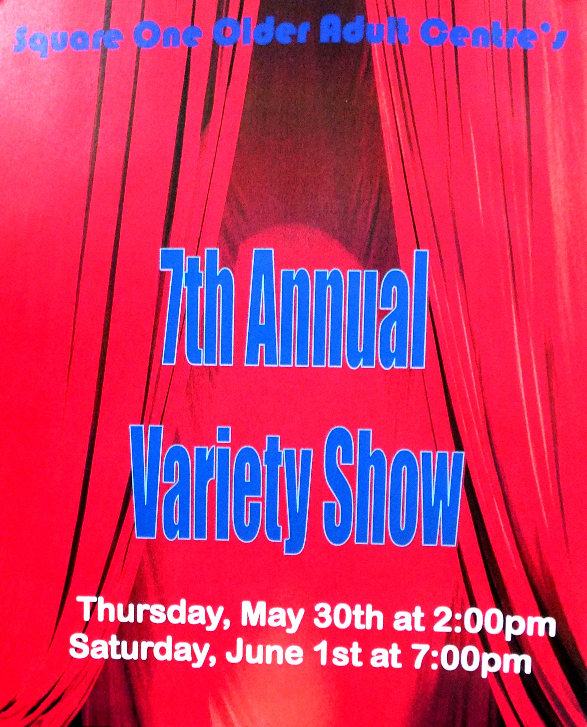 Older Adult Centre's 7th Annual Variety Show image from Sq1OAC Bulletin Board Photo by I Lee 23 May 2013