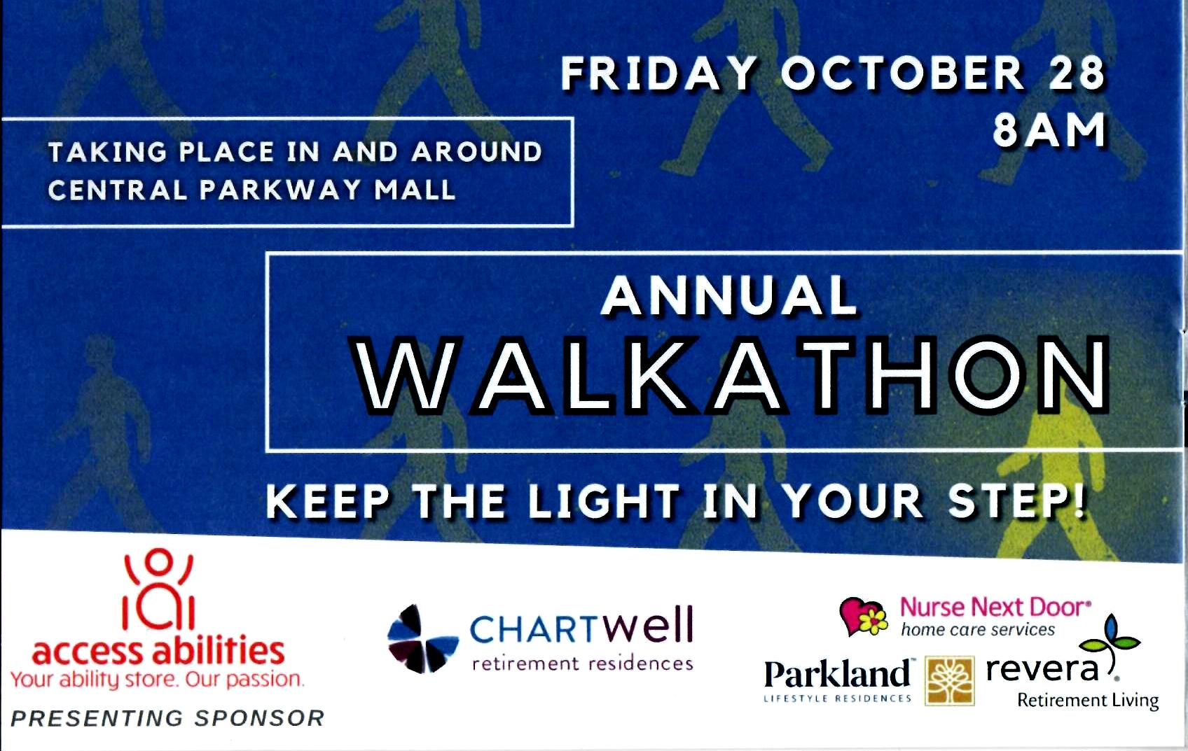 Annual Walkathon at Active Adult Centre of Mississauga