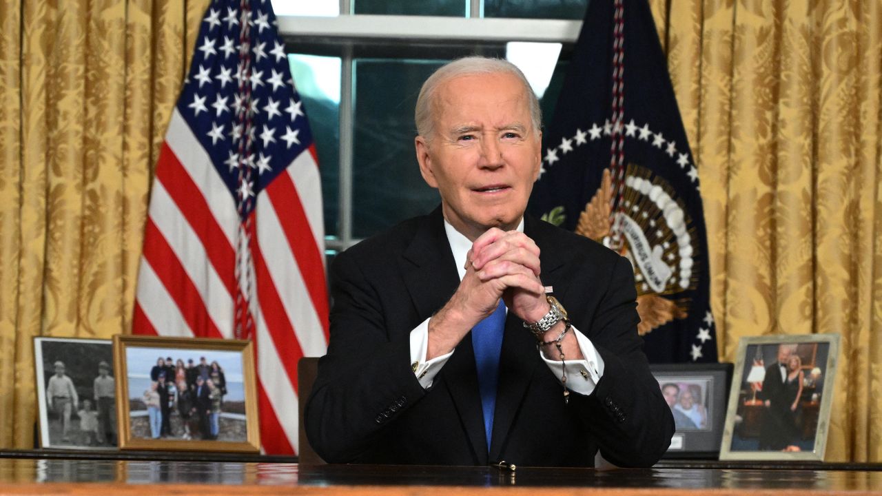 Joe Biden Farewell Speech Getty Images - 2193525012