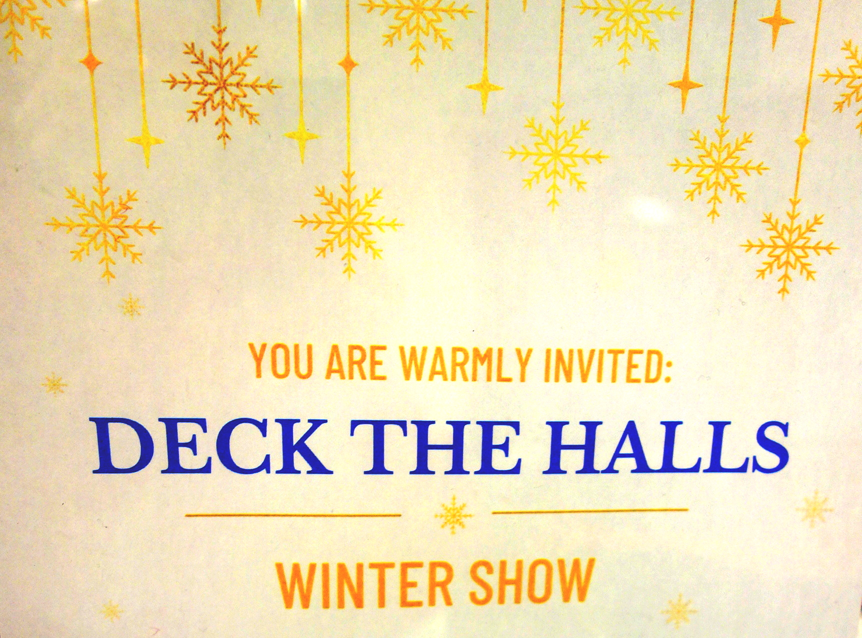 Deck the Halls Winter Show image from Active Adult Centre of Mississauga