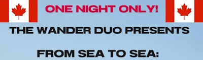 Wander Duo From Sea to Sea: A Celebration of Canadian Artists image source: David Skolnick