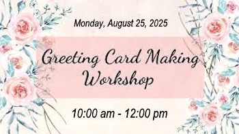 Greeting Card Making Workshop image source: YouTube.com