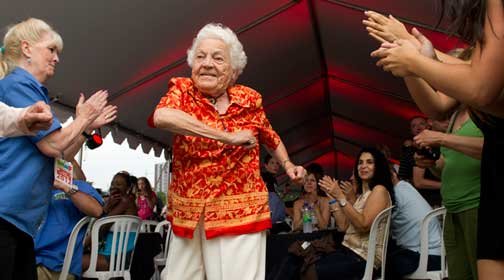 Dancing Hazel McCallion, Mayor of Mississauga image from www.themwf.com