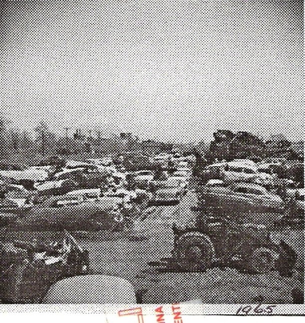 1965 Junk Yard Car Wrecks 200'x200'