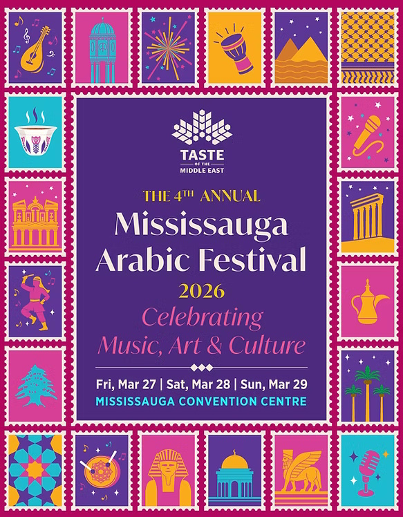  Mississauga Arabic Festival 2026 image source: Taste of the Middle East