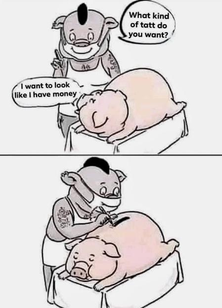 Piggy Bank Tattoo image source: Facebook