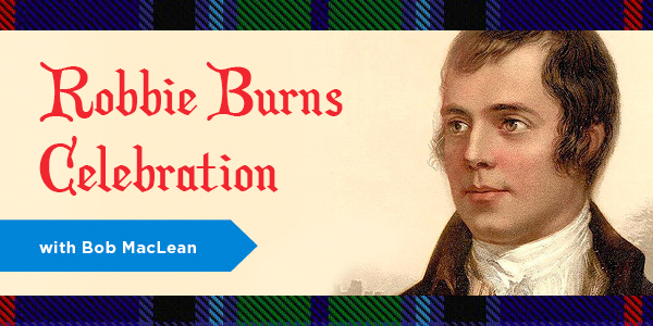 Robbie Burns Celebration with Bob MacLean image from VIVA Mississauga email Dec. 2018
