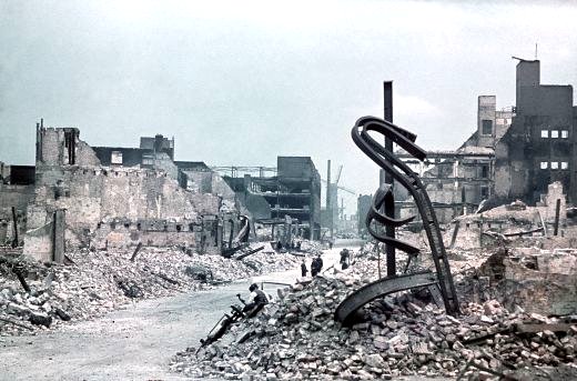 The devastated centre of Rotterdam, 23 May 1940 Google image fromhttp://www.annefrank.org/ImageVault/Images/id_1133/width_520/height_3324/conversionFormatType_Jpeg/compressionQuality_80/scope_0/ImageVaultHandler.aspx