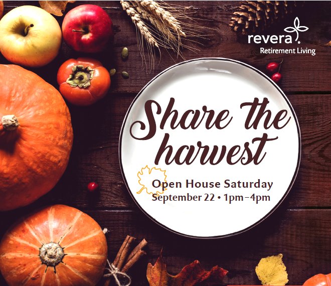 Share the Harvest Google image from https://www.reveraliving.com/openhouse