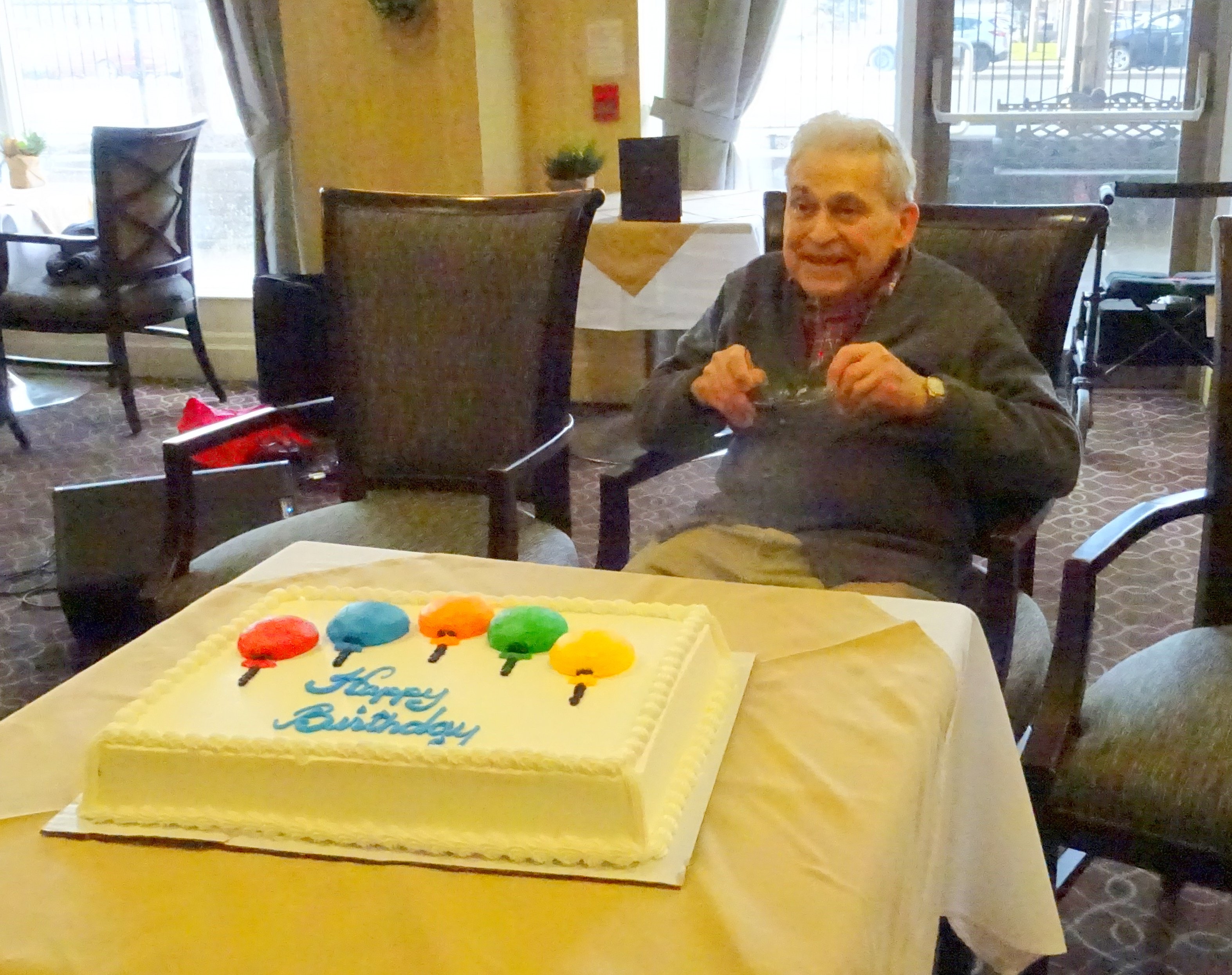 Tony Di Tomaso 93rd Birthday at Amica Erin Mills 27 Nov 2019