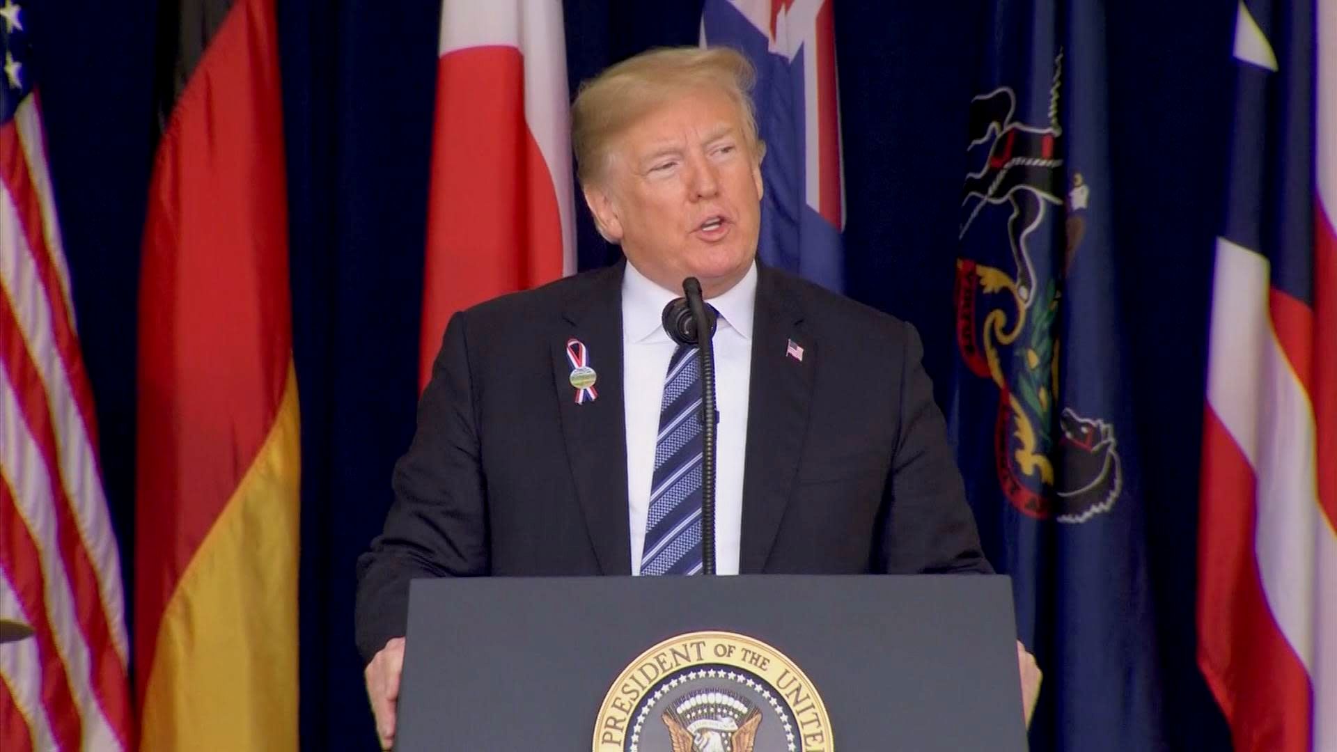 President Donald Trump Full Speech: Honors 9/11 Victims at Shanksville Memorial | NBC NewsGoogle image from https://www.cnbc.com/2018/09/11/trump-911-memorial-is-where-heroes-stopped-the-forces-of-terror.html