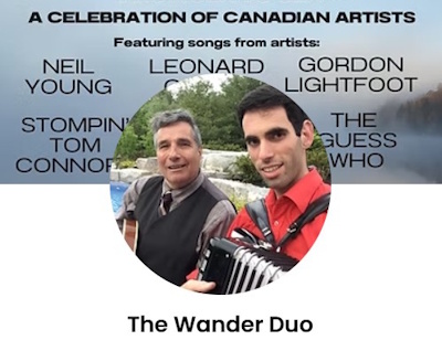 Wander Duo From Sea to Sea: A Celebration of Canadian Artists image source: wanderduo.ca