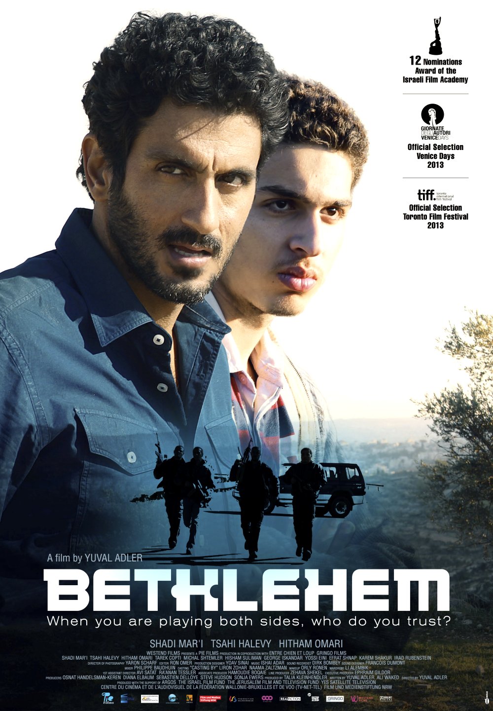 Bethlehem (2013) Movie Poster Google image from http://www.westendfilms.com/sites/default/files/posters/betlehem_poster_final.jpg