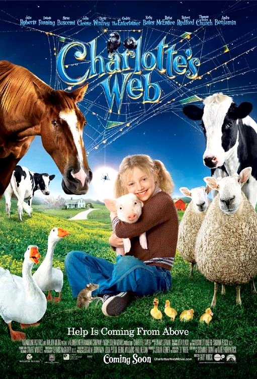 Charlotte's Web 2006 Movie Poster Google image from http://www.impawards.com/2006/posters/charlottes_web_ver3.jpg