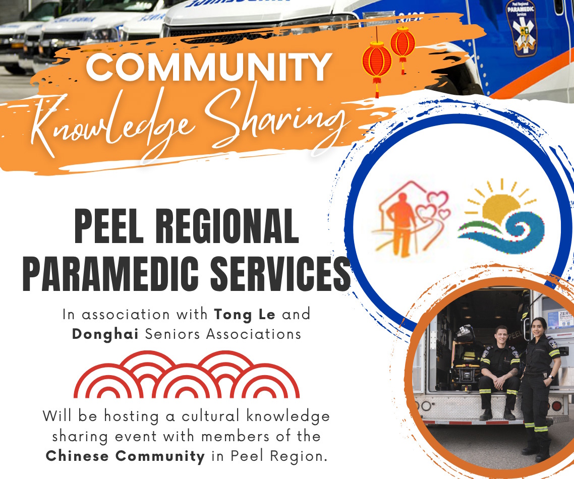 Chinese Community Banner image source: Peel Regional Paramedic Services