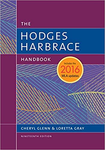 Hodges Harbrace Handbook, 2016 MLA Update Hardcover - May 5 2017 by Cheryl Glenn (Author), Loretta Gray (Author)