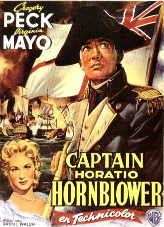 Captain Horatio Hornblower (1951) Movie Poster from https://upload.wikimedia.org/wikipedia/en/1/12/Captain_Horatio_Hornblower_1951_film.jpg