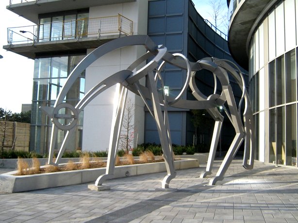 Horse Sculpture in front of Marilyn Monroe Building in Mississauga Ontario Google image from http://blog.mycondomylife.com/.a/6a0133ee26fc70970b015393b3cb2e970b-800wi