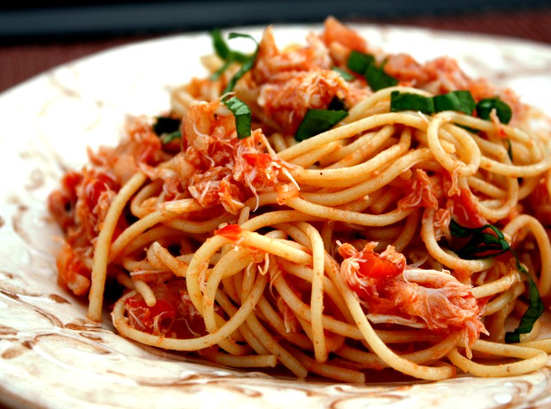 Italian Cuisine Google image from http://ouritaliantable.com/wp-content/uploads/2010/06/crabmeat-pasta.jpg