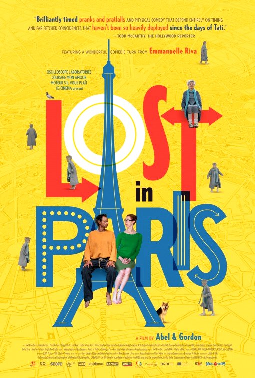Lost in Paris (2016) Movie Poster Google image from http://www.impawards.com/2017/paris_pieds_nus_ver2.html