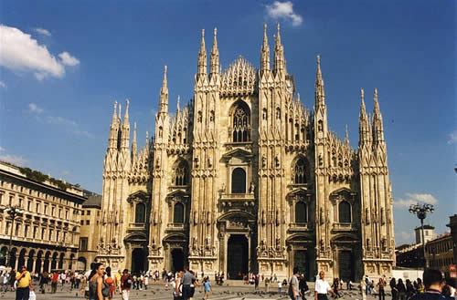 Milan Cathedral Google image from http://theworldaccordingtojennifer.files.wordpress.com/2010/01/milan2.jpg