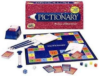 Pictionary Google image from http://www.party-games.net/images/pictionary-4.jpg