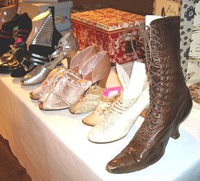 Museum shoes dating back to the 19th century