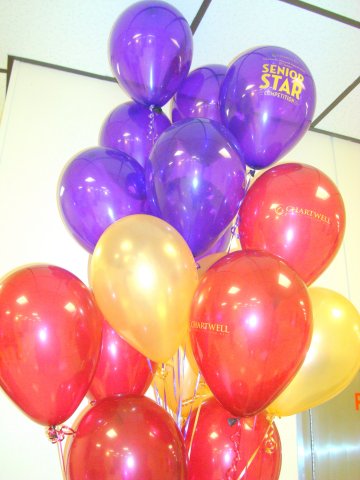 Chartwell's Senior Star balloons