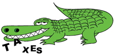 Tax Cut Google image from http://www.work-at-home.org/images/alligator_tax.gif