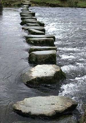 Stepping Stones Google image from http://adventurecenter.files.wordpress.com/2008/03/stepping-stones1.jpg