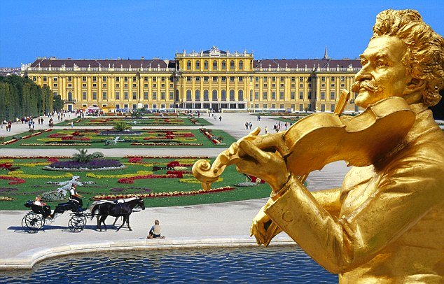 Page by Frank Barrett - Johann Strauss Statue, Vienna. Musical magic: Vienna is known as the city of waltz king Johan Strauss. As a child I grew up between two country hotels that ... Google image from http://i.dailymail.co.uk/i/pix/2011/08/01/article-2021093-0D2B65EB00000578-701_634x406.jpg