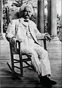 Mark Twain, American Author, 65k Google image from www.lucidcafe.com/.../ 95nov/95novgifs/twain.gif