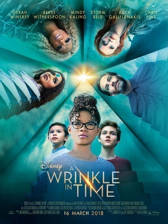 A Wrinkle in Time (2018) Movie Poster Google image from http://www.impawards.com/2018/wrinkle_in_time_ver17.html